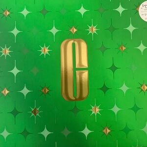 Clinique Emerald and Gold Star Gift Wrap